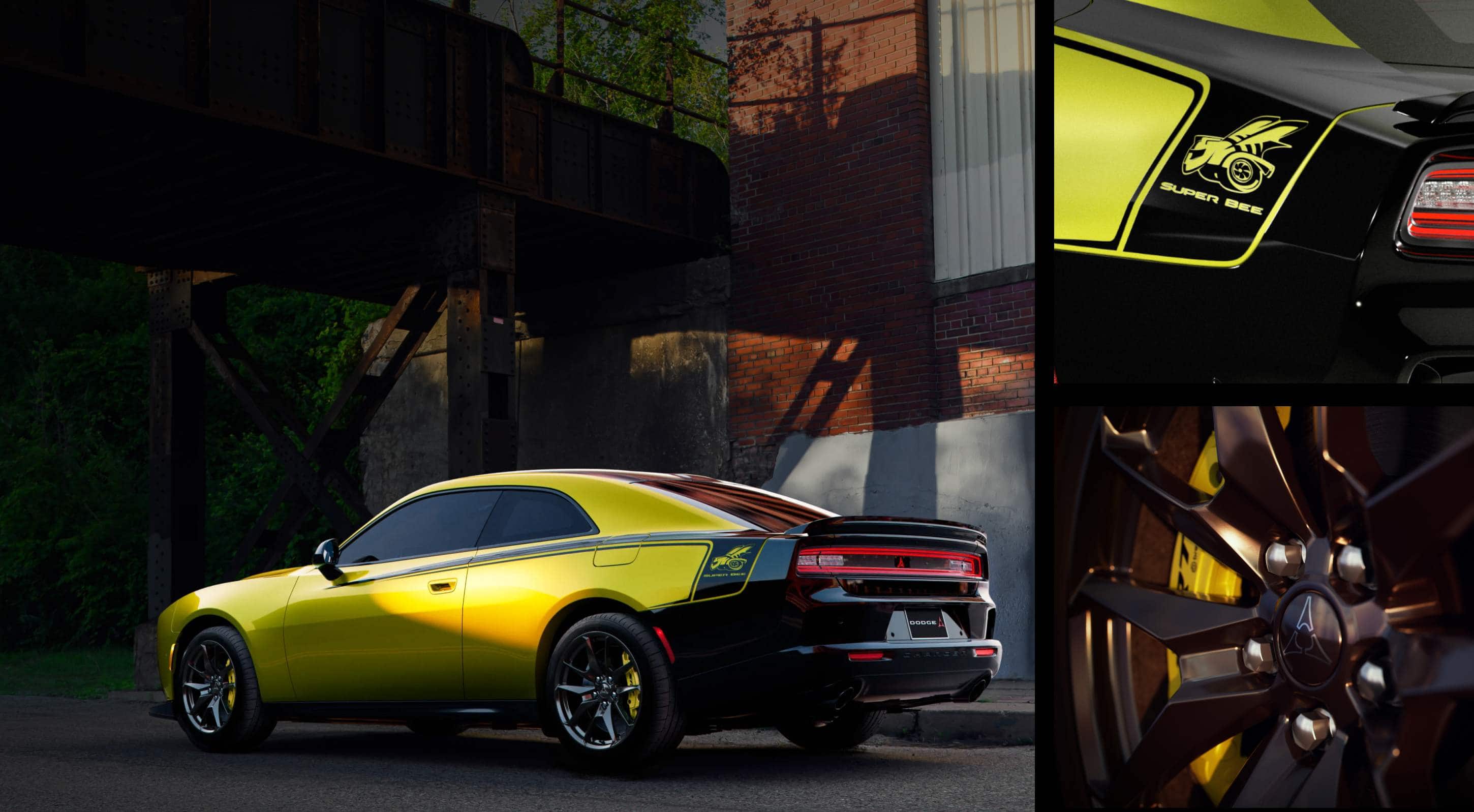 2027 Dodge Charger Super Bee exterior, wheel and badge details