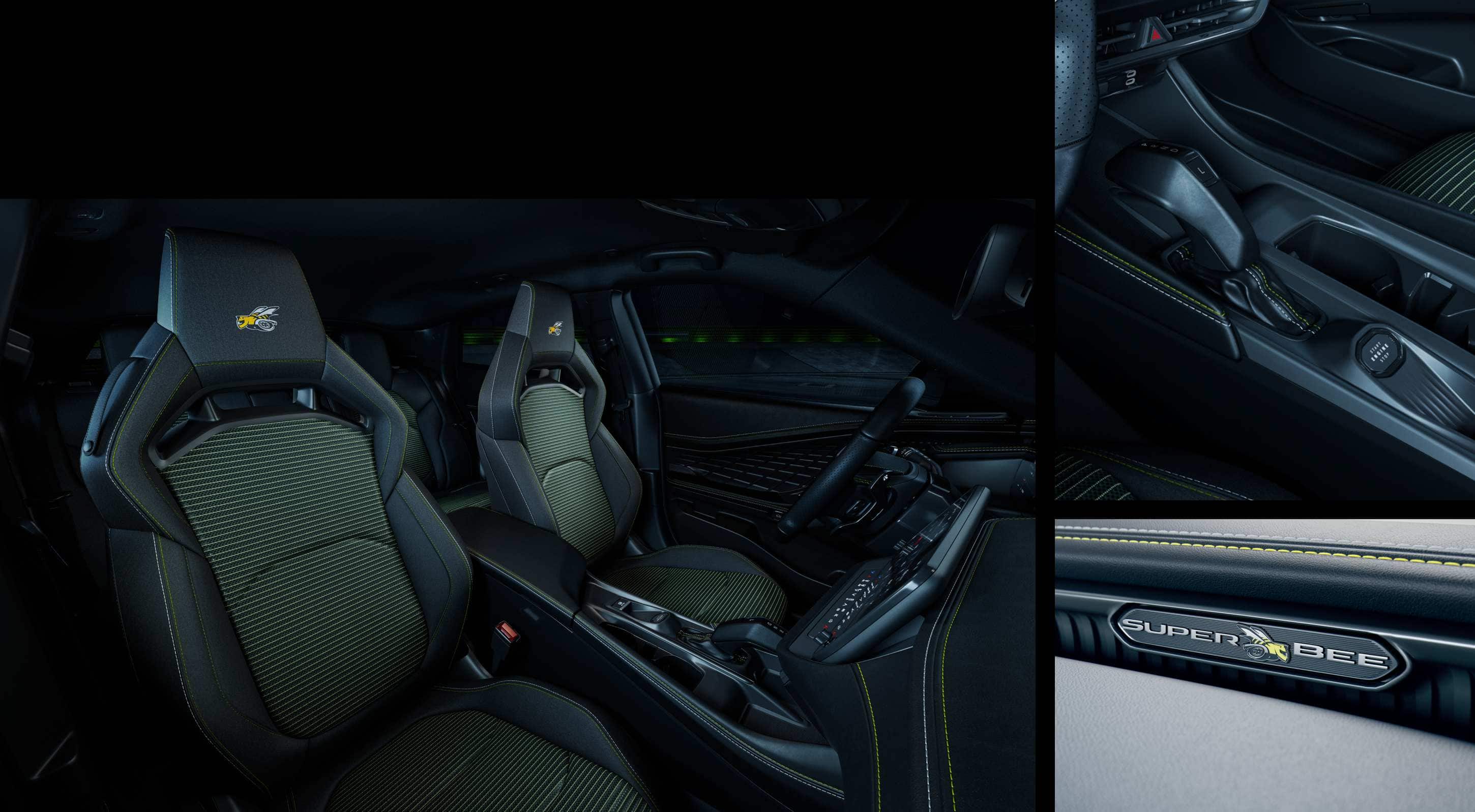 2027 Dodge Charger Super Bee cabin, seats and interior details